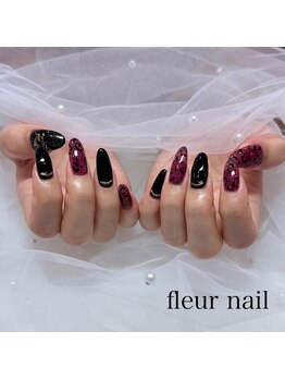 フラワーネイル 古河店(Fleur nail)の写真/アートの種類が豊富！持ち込みデザインもOK◎定額は2ヶ月毎更新♪新しいネイルサロン探しにも☆