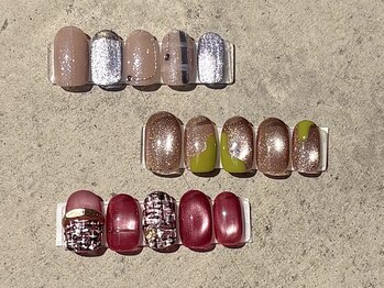 イーネイル(e-NAIL)/☆秋の定額制Art☆　￥6600～
