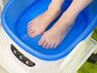 FOOT　当店で付けたカルジェルオフ+フットバス