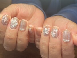 冬ネイル♪持ち込みデザインOK！