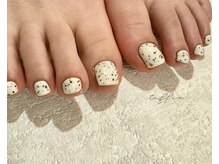 ネイルサロン ティフィン(tiffin)/～ダルメシアンワンカラー～