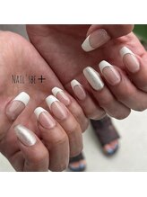 ネイルズビー 国府店(Nail's be)/白フレンチネイル