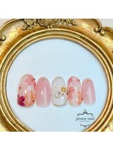 ピオニーネイル(peony nail)/お正月　和柄デザイン