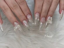 ニーヨンネイル(24nail)/きらきらネイル
