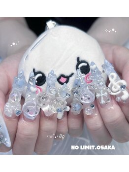 ノーリミットオオサカ 心斎橋(NOLIMIT.OSAKA)/フィルイン/長さだしネイル