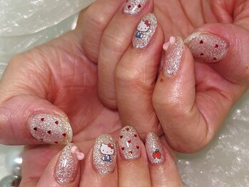 ミアローザ(Mia Rosa)/キティちゃんネイル