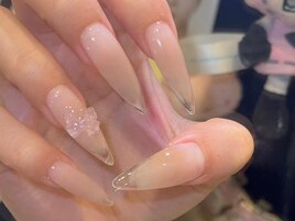 クリアチークネイル