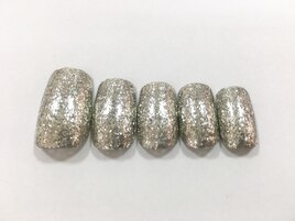ワンカラー グリッターシルバー