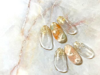 ブリオン 六本松店(Bullion)/ふんわりマーブルネイル