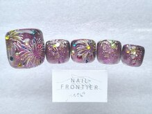 ネイルフロンティア 吉祥寺(NAIL FRONTIER)/キラキラ花火アート11980円