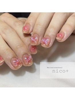 ニコ(nico+)/チークネイル♪