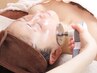 【小顔・眼精疲労に】とろけるヘッドスパマッサージ+お顔インディバ70分