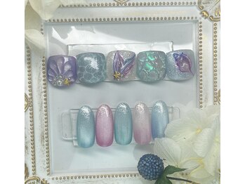 ビューティサロン レーヴ(Reve)の写真/【爪に優しいフィルイン込/パラジェル導入店】ベテランオーナーによる施術で持ちの良さとアート再現力が◎