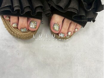 ルルム メゾン カミス(LULUMU maison kamisu)/【Miku】フットネイル