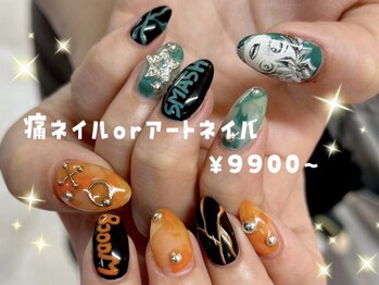 ゆびノさき イケブクロ(ゆびノさき+ikebukuro)の写真/★痛ネイル今だけ半額★推しネイルもお任せ！DesignArtやり放題で圧倒的な再現力と可愛さ！キャラ/３Dも◎
