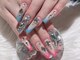 エスフィーネイルサロン リシェル(Esfy nailsalon Richer)の写真/可愛すぎるパーツ多数ご用意★【スカルプ☆フリーARTプラチナ3ｈ ¥16800/ストーンパーツ付け放題 ¥14800】