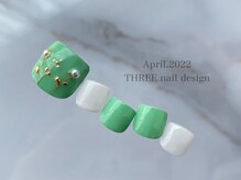 スリー(THREE)/Apr.2022/nail design