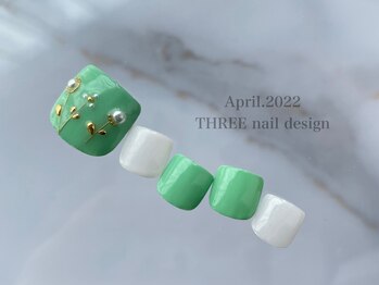 スリー(THREE)/Apr.2022/nail design