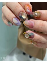 アオ 渋谷(ao.)/カラフルネイル