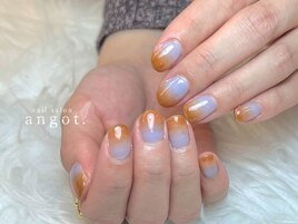 ダブルグラデーションネイル