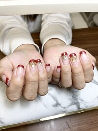 クリスマスネイル