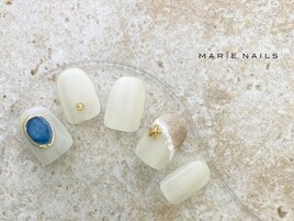 ☆乳白色7700円 0724d