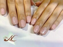 ナップ ラバーズ(Nap Lovers)/透け感ピンク×オーロラネイル