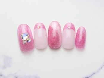 池袋ネイルサロン イイネイル(Ee-Nail)/マグネットフレンチ初回￥7500