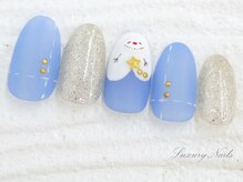 ラグジュアリーネイルズ オオミヤ(Luxury Nails Omiya)/季節限定*雪だるまアート