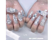 ノーリミットオオサカ 心斎橋(NOLIMIT.OSAKA)/フィルイン/長さだしネイル