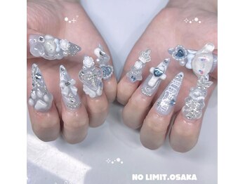 ノーリミットオオサカ 心斎橋(NOLIMIT.OSAKA)/フィルイン/長さだしネイル