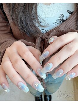 クリーム(Nail Atelier CREAM)/ブルーチーク