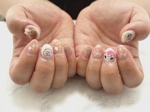 エスディーネイルズ(sd nails)の雰囲気（手書きのネイル、持ち込み画像OK。3Dパーツは事前に問い合わせを）