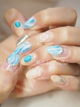 タイニーツリー(Tiny Tree)/リゾートネイル♪