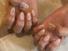 クラッシー(Classy)/オーロラ貝殻ネイル♪