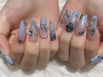 エスフィーネイルサロン リシェル(Esfy nailsalon Richer)の写真/オフ&ケア込!!フリーART/付放題メニュー充実!［ジェルフリーART¥8800～/長さだしフリーART¥12800～］