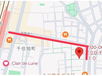 サロン リーナ 北千住店(Salon Lena)/お店までのご案内♪