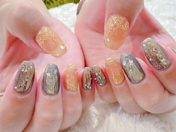 ラルネイル 大宮(Lull. nail)/#秋ニュアンス#ゴージャス
