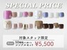 《yui、yuka限定》今だけ特別価格♪シンプル定額プラン¥5,500【フット】