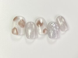 透け感お花ニュアンス