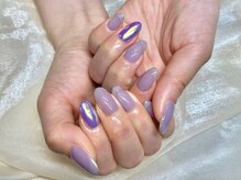 デリカ 溝の口店(DELICAT)/ラベンダーミラーネイル