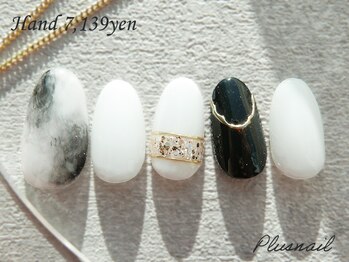プラスネイル 北千住東口店(PLUS NAIL)/【2564】定額7,139円大理石