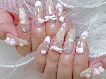 エクラン(ecrin)の写真/ずっとやりたかった憧れのネイルも思いのままに！周囲からの「かわいい」を独り占め★