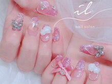 イル 神戸店/ラメグラデーション×ワンホン