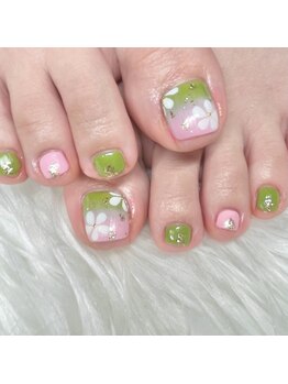 桜餅ネイル♪