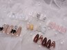 【人気No.3】ドライケア込み、月替わり店内サンプル10本アート 〔100分〕