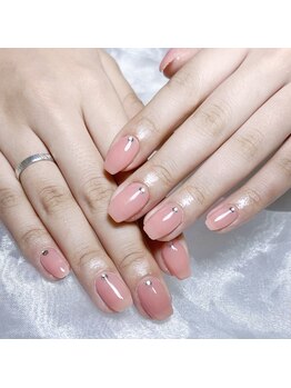 木にいる 錦糸町/ワンカラ+10粒ストーン