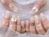 【ハンド ジェル】持ち込みシンプルアート　