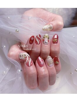 ヴィヴィア(VIVIA)/冬ネイル