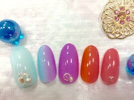 ジェル　ワンカラーアート追加